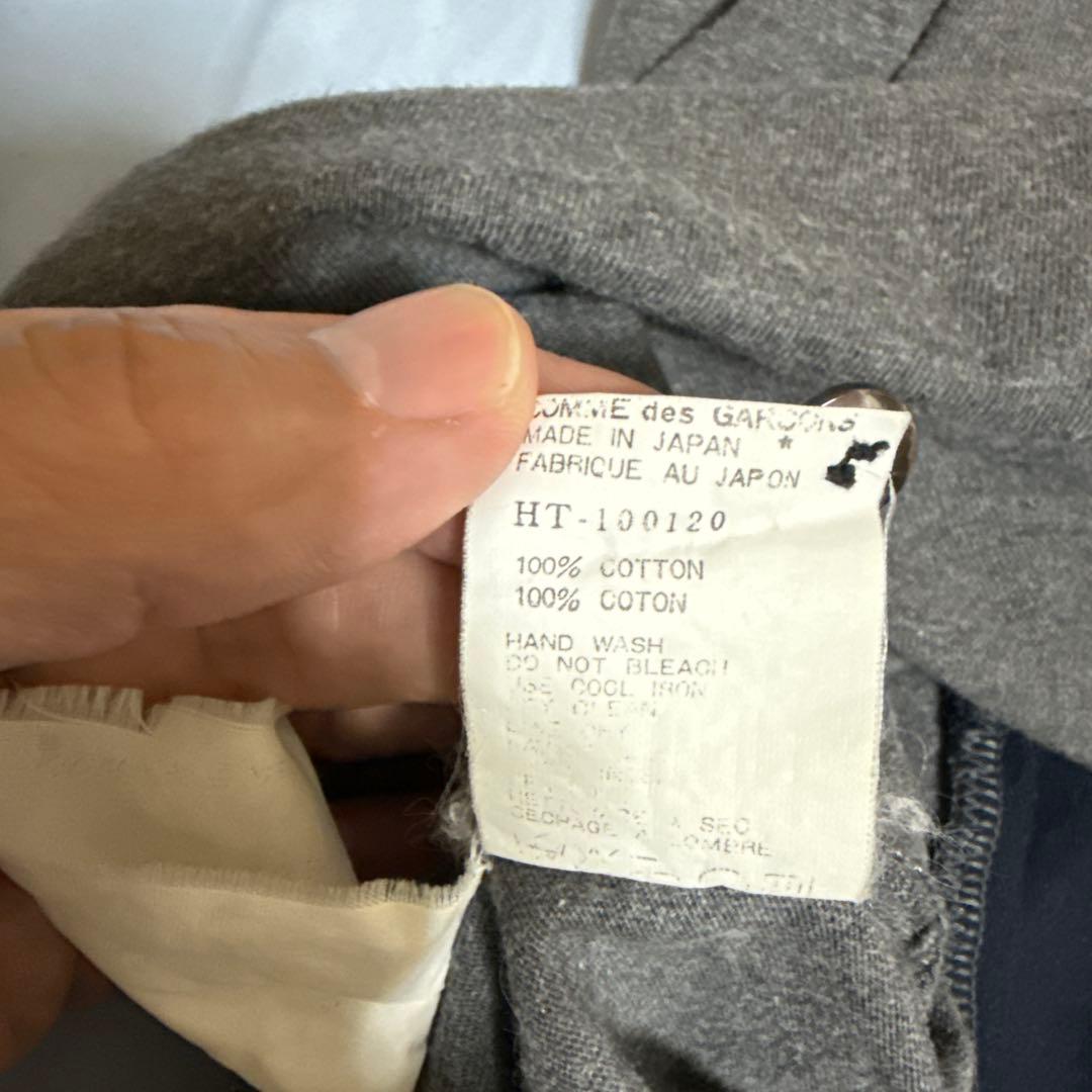 ギャルソン オム 田中 アーカイブ ポロ シャツ 切替 希少 プリュス