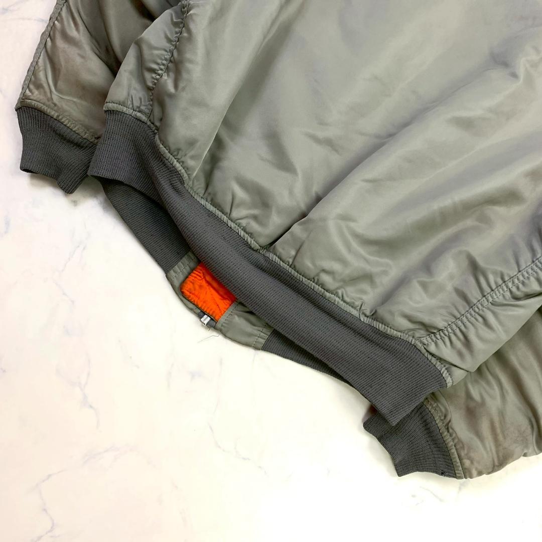 希少カラー☆ 90s USA製 ALPHA MA-1 シルバー L D821 - メルカリ