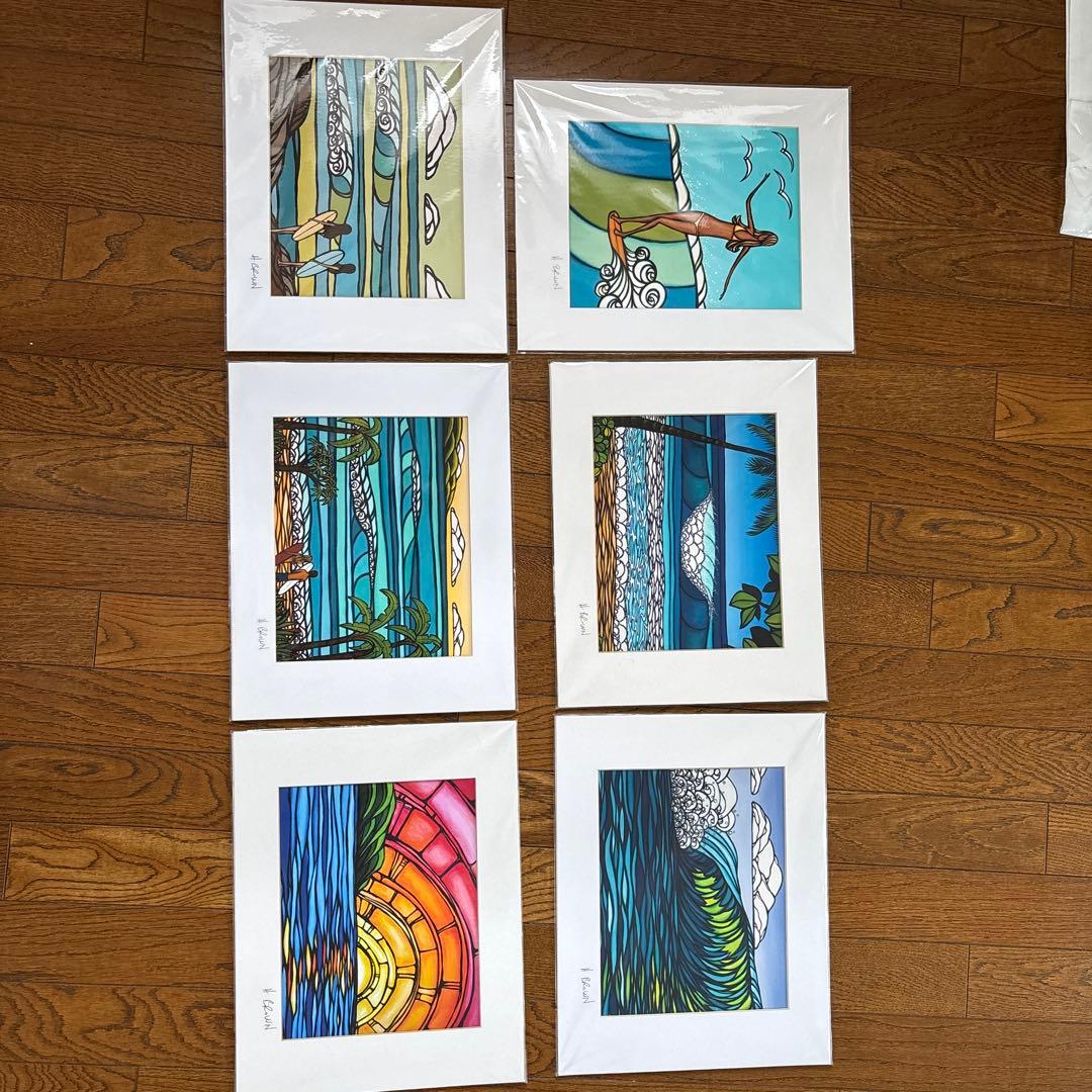 ヘザーブラウン　のアートプリント絵画6枚セット 楽天市場】レビューでクーポン☆ヘザーブラウン アートプリント 絵画
