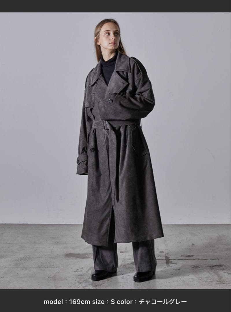 CLEL】【2/24中の購入で翌日発送】ダブルテックフェード トレンチ