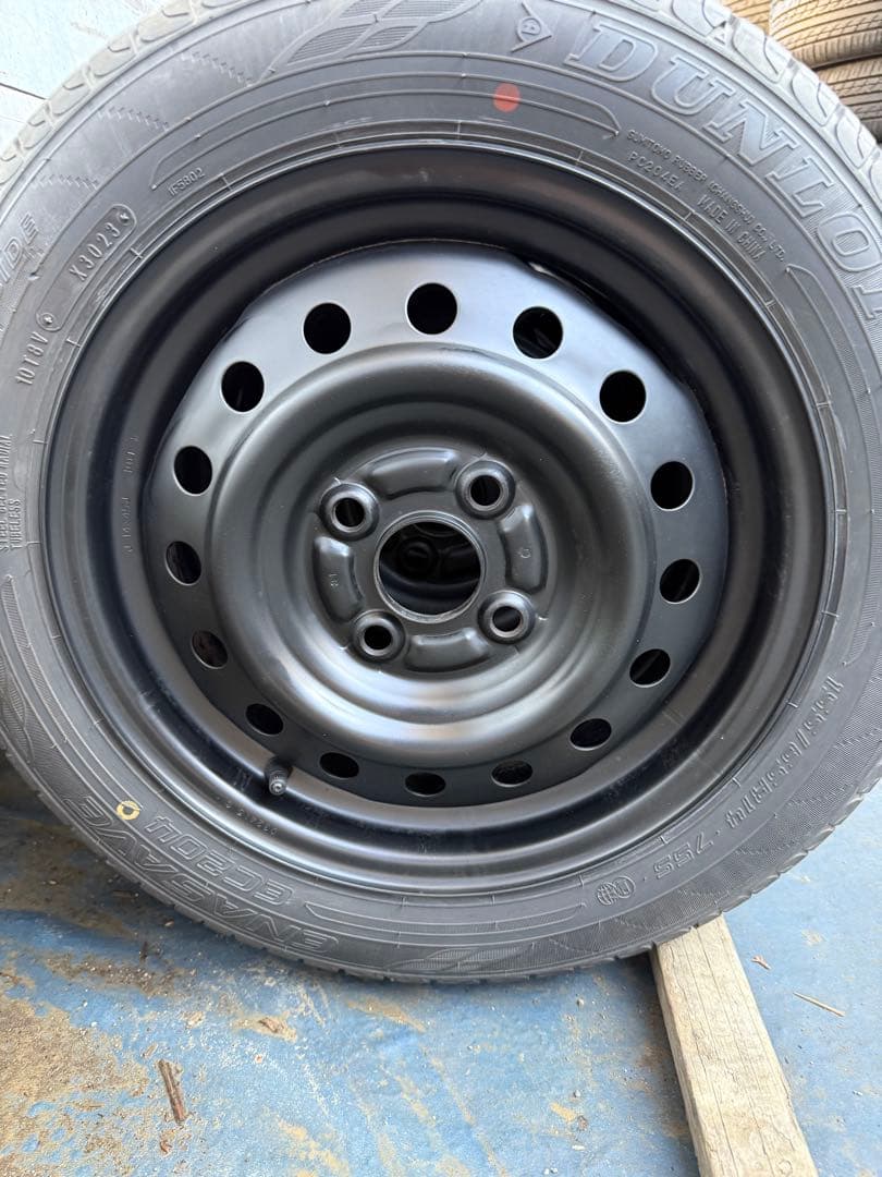 としーにょ様専用サマータイヤ155／65R14 75Sスチールホイールセット