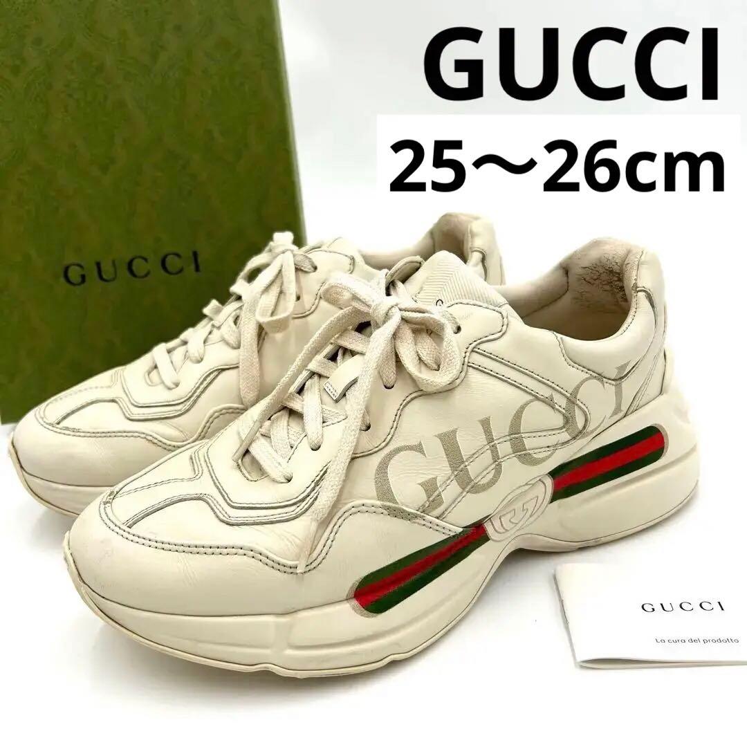 GUCCI ライトン ダッドスニーカー シェリーライン オールドロゴ - メルカリ