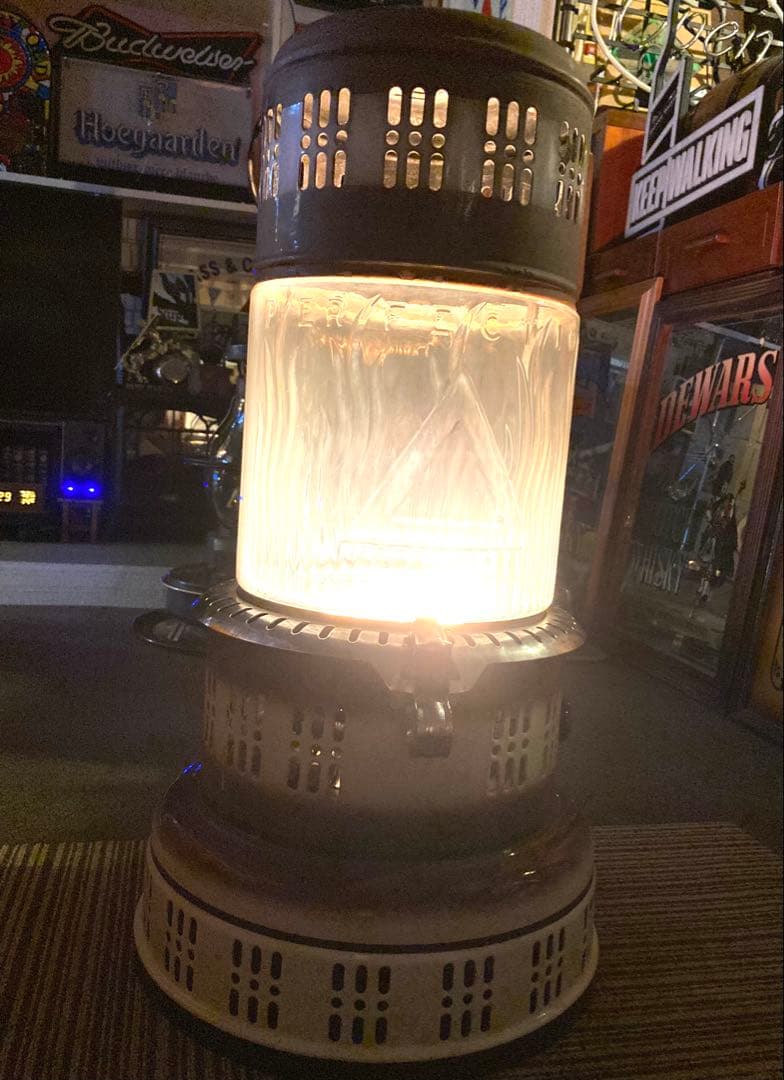 パーフェクションストーブ ヴィンテージ レトロ 灯油 ストーブ アメリカン 雑貨 パーフェクション PERFECTION 石油ストーブ ブラウン 送料無料 ①