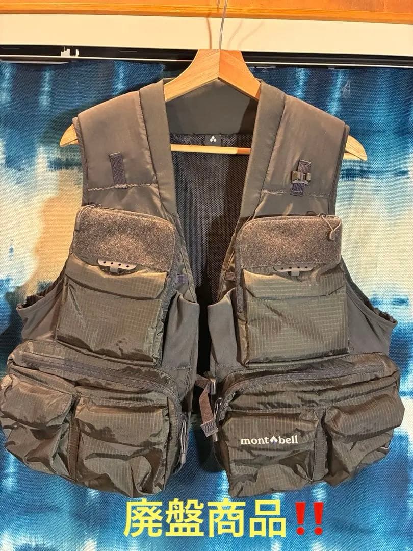 モンベル アジャスタブル アングラーベストL渓流釣り フライ