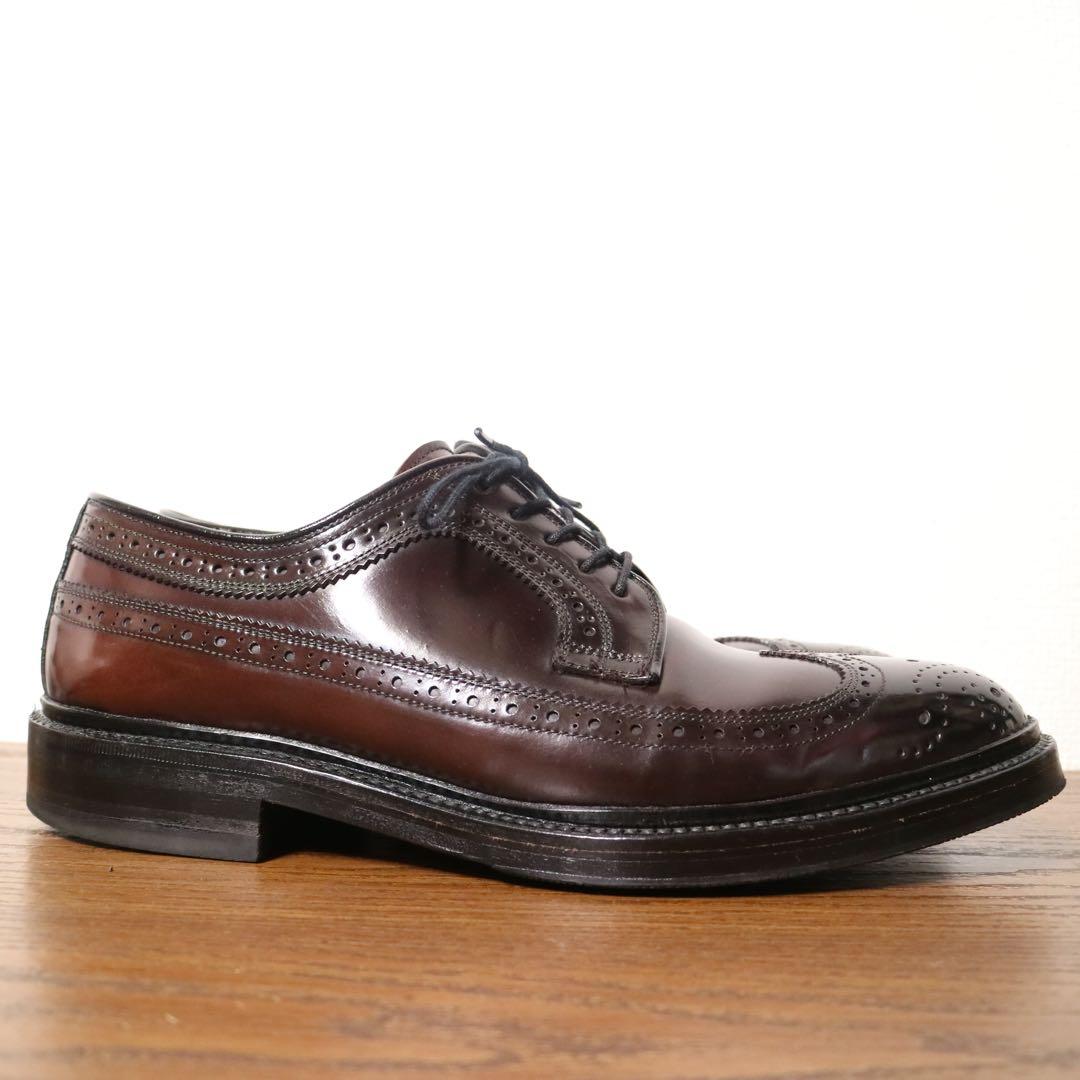 超美品】 コードバン ジョンストンマーフィー 24.5 日本製 チヨダ 革靴