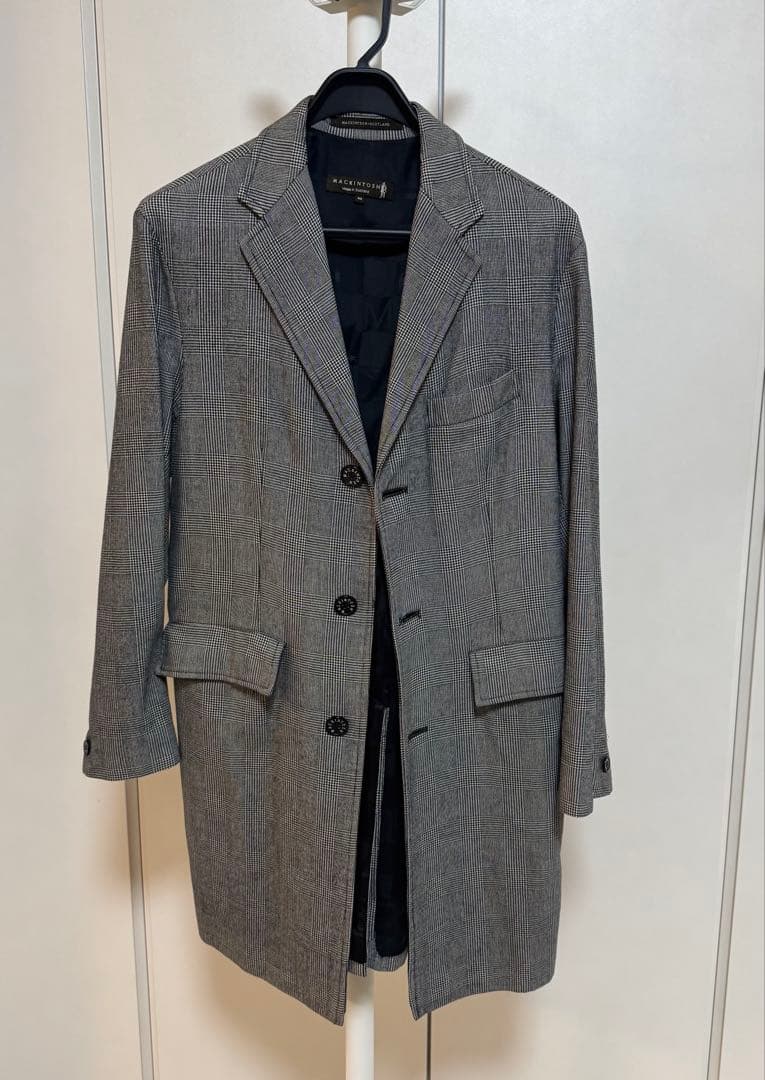 MACKINTOSH マッキントッシュ ステンカラーコート ウール100% DUNFORD】【Loro Piana Fabric】ウールツイルステンカラーコート