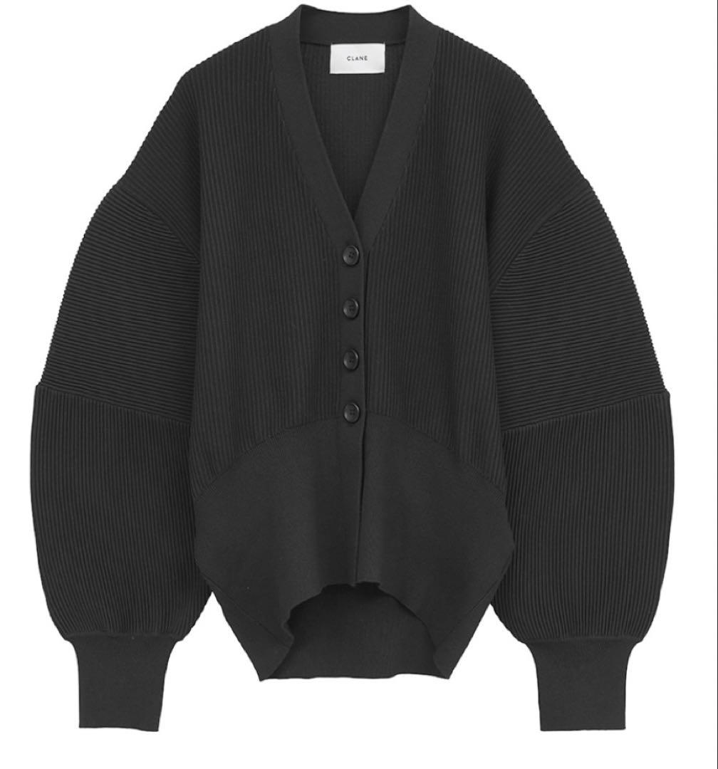 トップス CLANE CURVED SLEEVE KNIT CARDIGAN CURVED SLEEVE KNIT CARDIGAN｜TOPS(トップス)｜CLANE OFFICIAL ONLINE