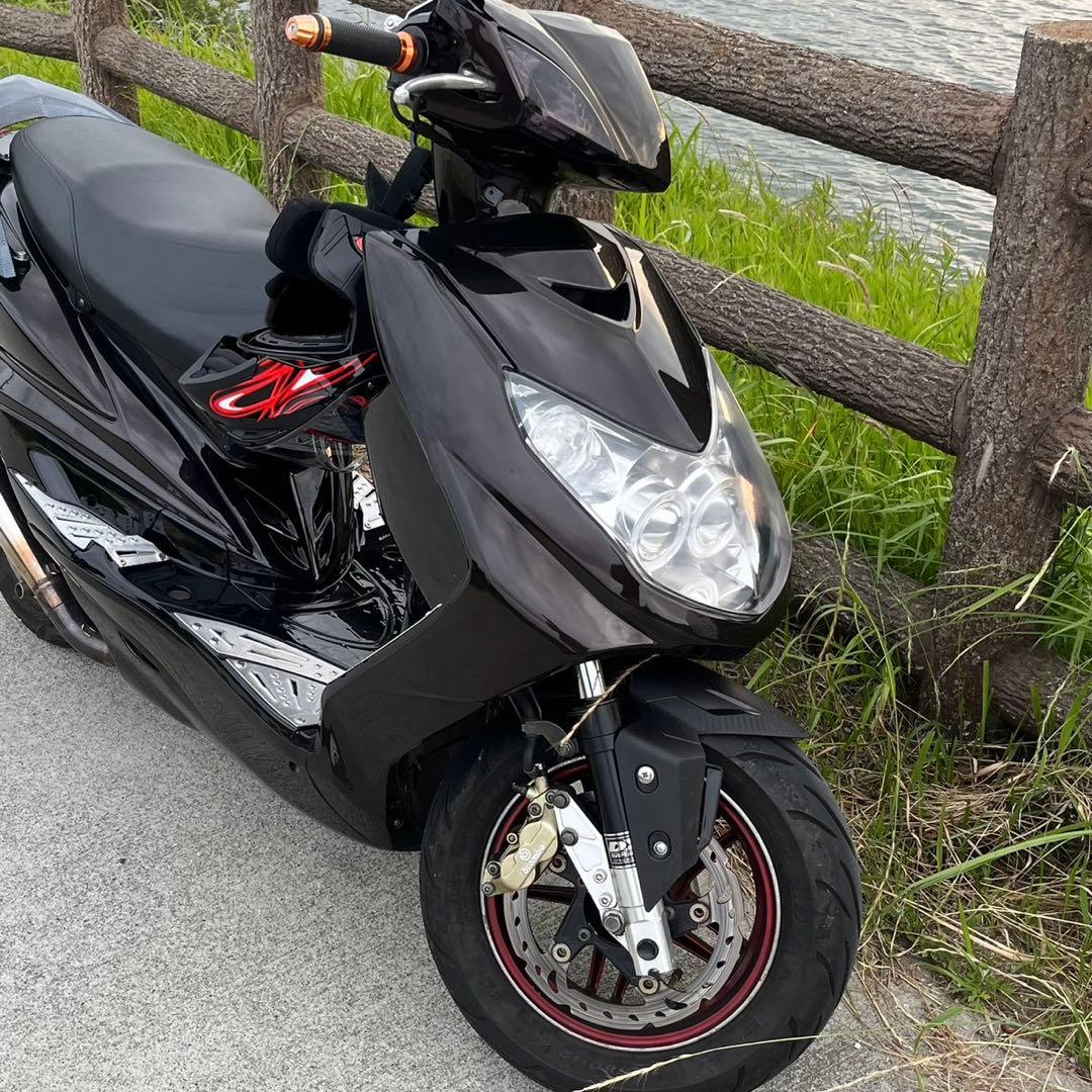 シグナスX 4型 5型 グリファス koso カーボン柄 フロントフェンダー