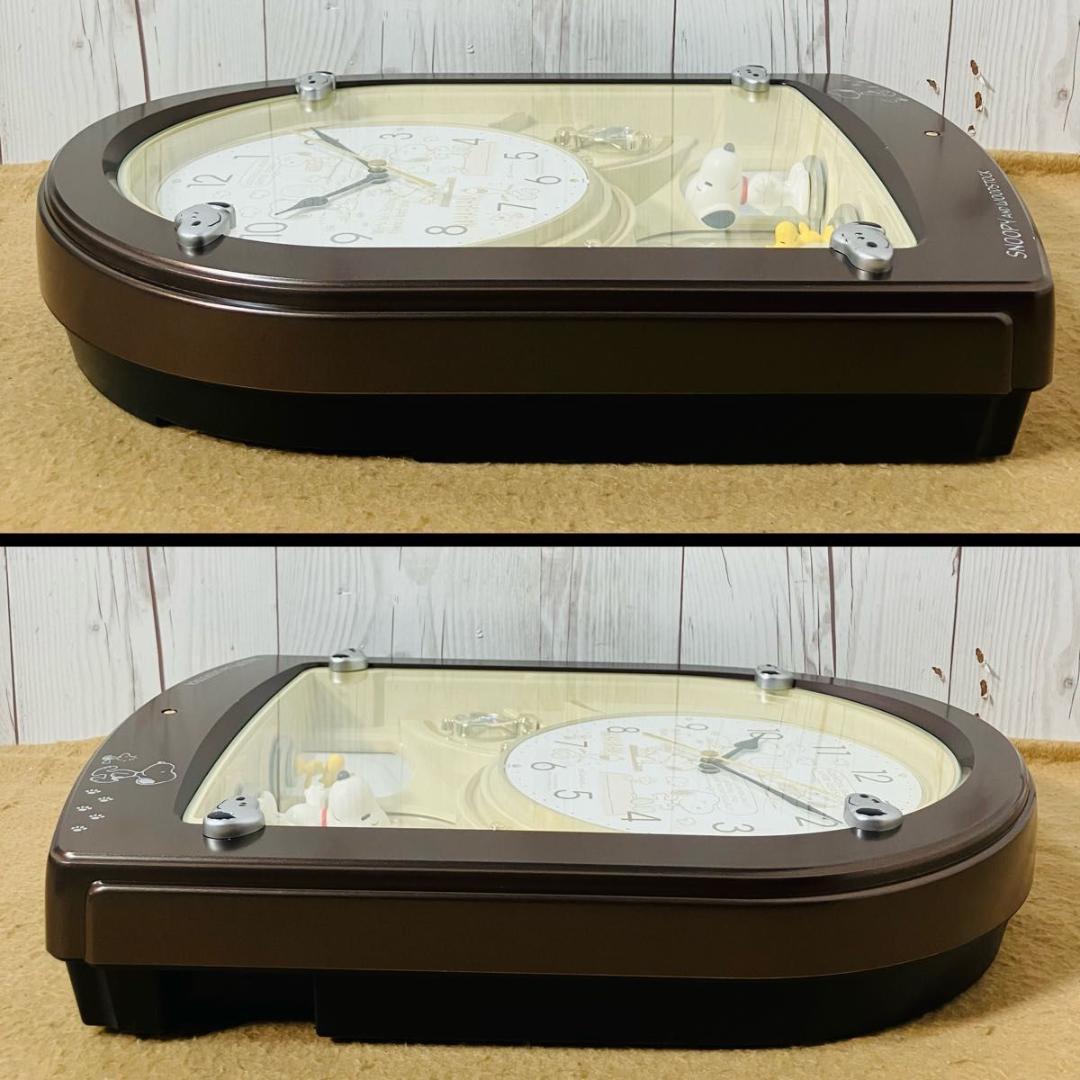 希少 RHYTHM 4MH778-M スヌーピー 掛時計 からくり時計 - メルカリ