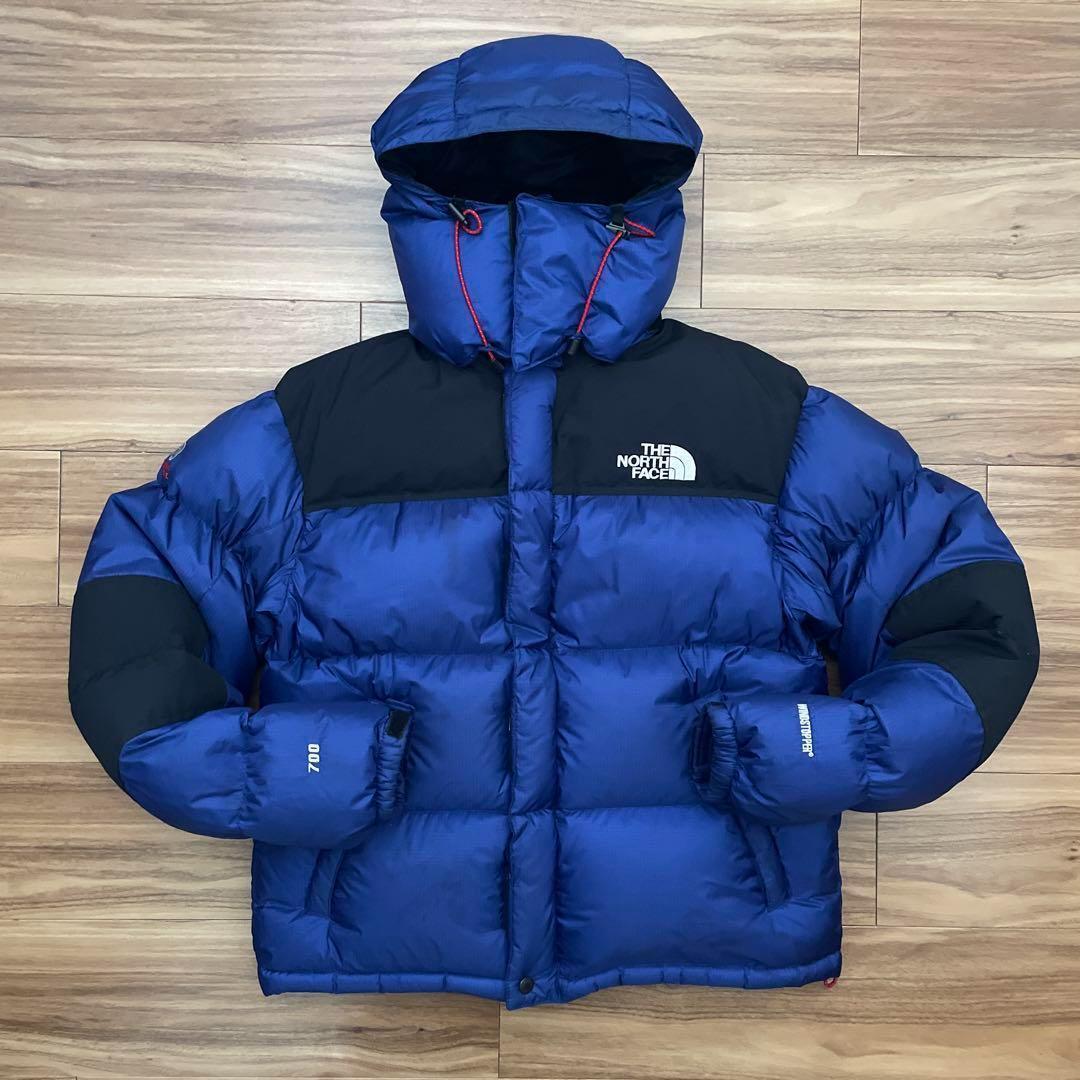 Mノースフェイス700サミットブルー青バルトロダウンジャケットパーカー