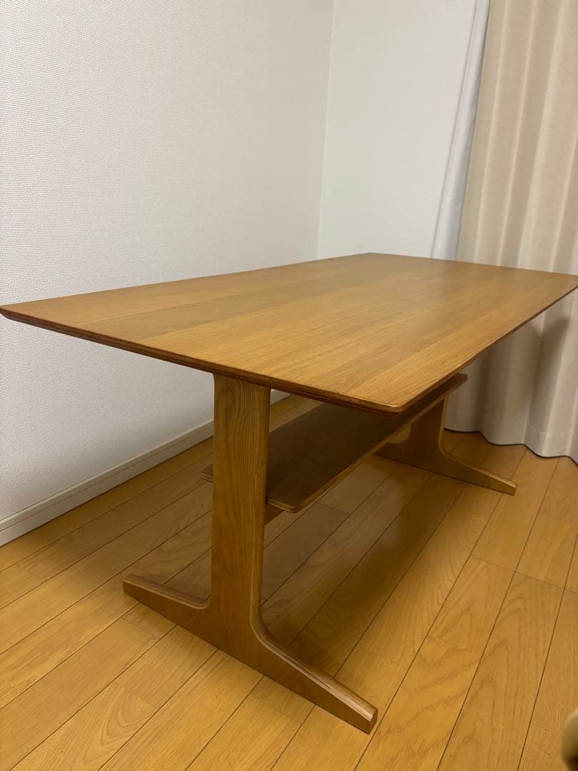 無印良品 リビングでもダイニングでもつかえるテーブル・2・オーク材 説明書付き リビングでもダイニングでもつかえるテーブル・2・オーク材 | 無印良品