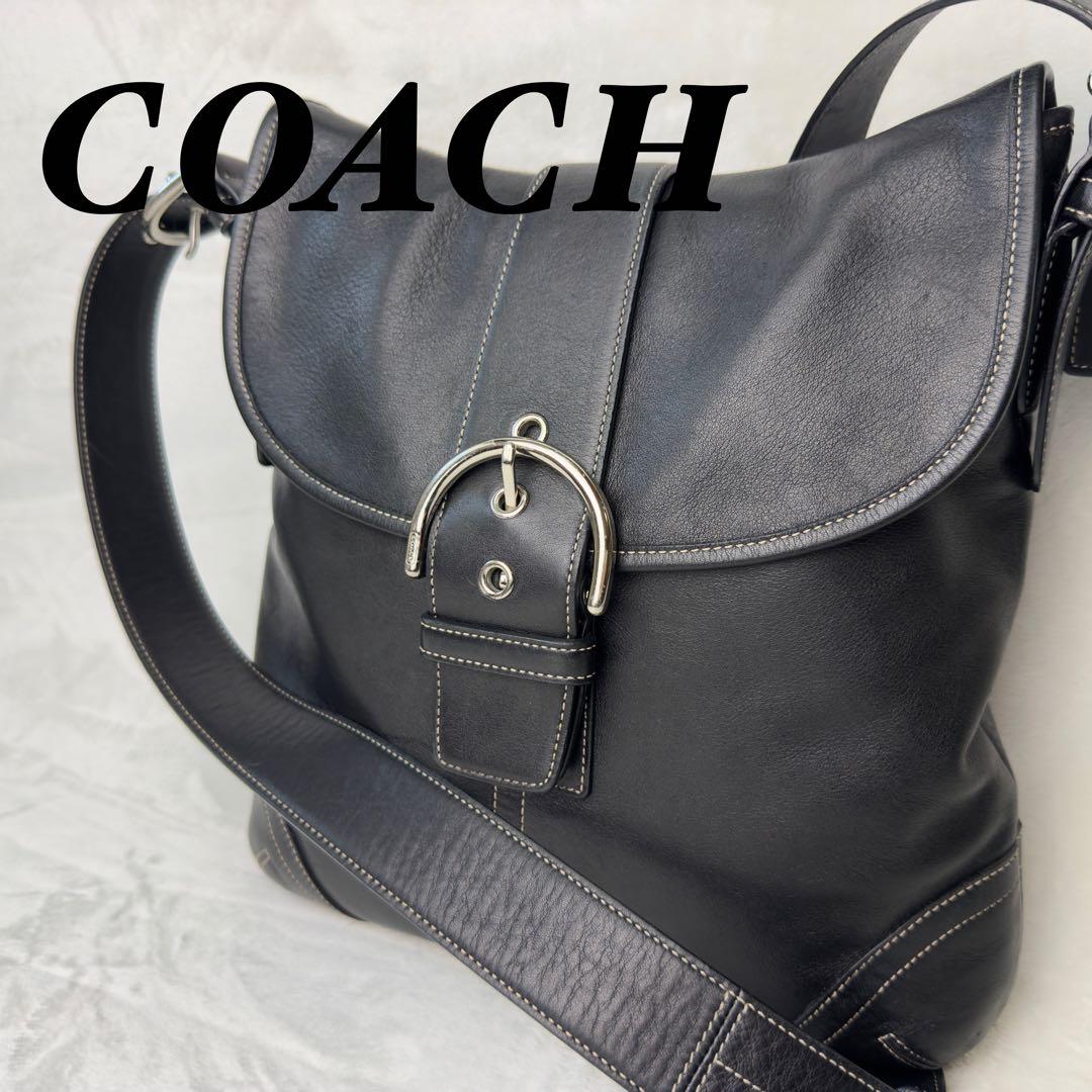 COACH コーチ ショルダーバッグ 斜め掛け ソーホー オールレザー