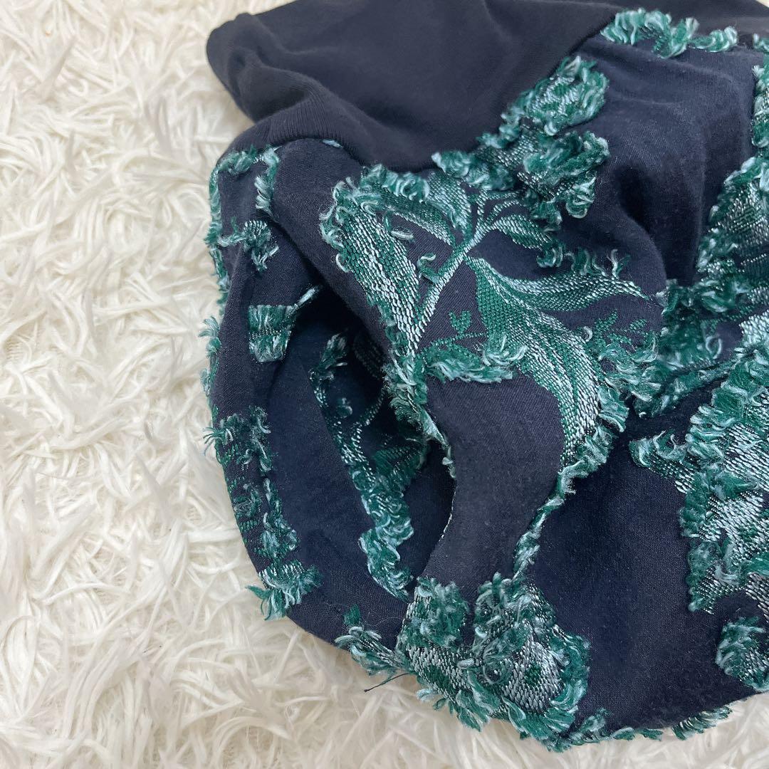 BEARDSLEY ジャガード サルエル パンツ ゴム 刺繍 - メルカリ