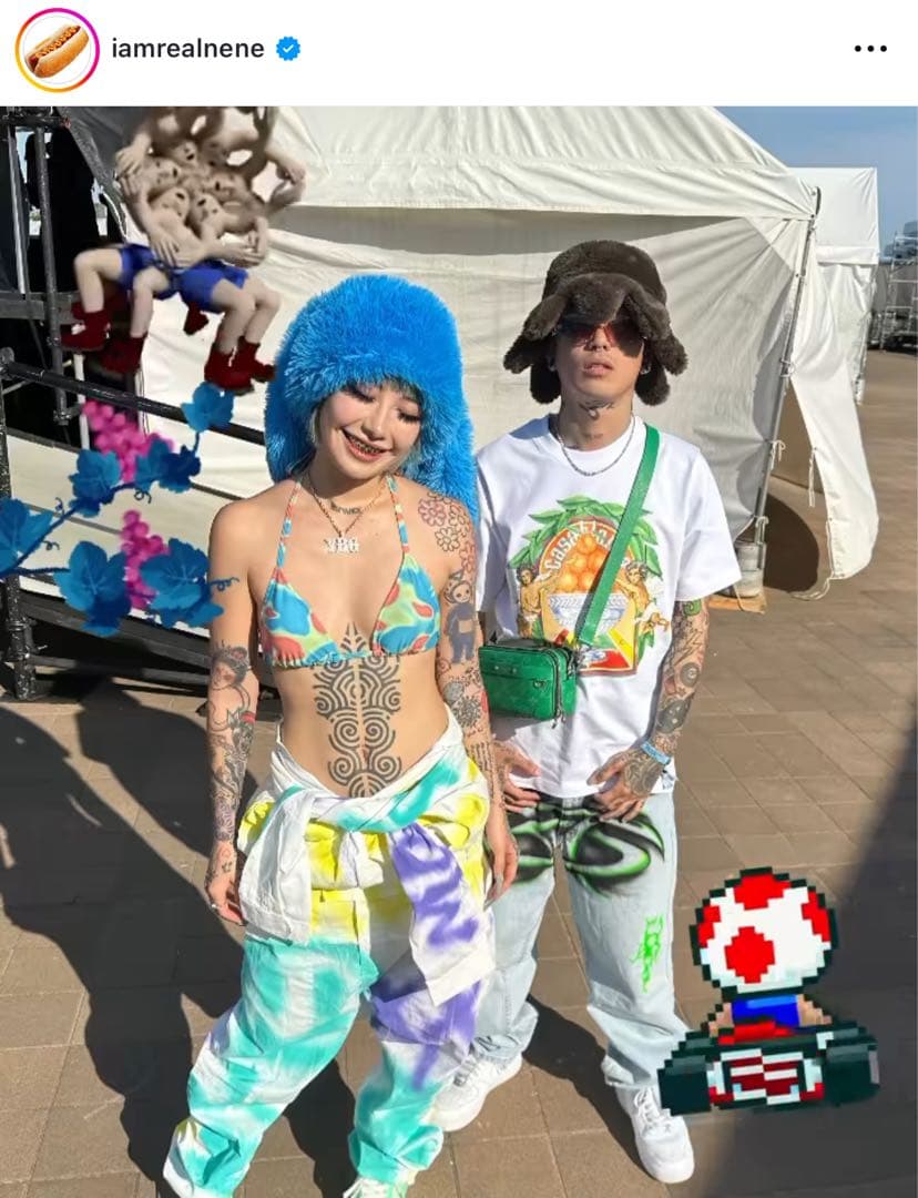 ゆるふわギャング着用 GLO GANGバケットハット - メルカリ