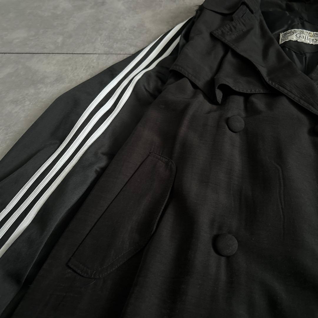 アディダス リメイク トレンチコートBIGオーバーサイズ - メルカリ