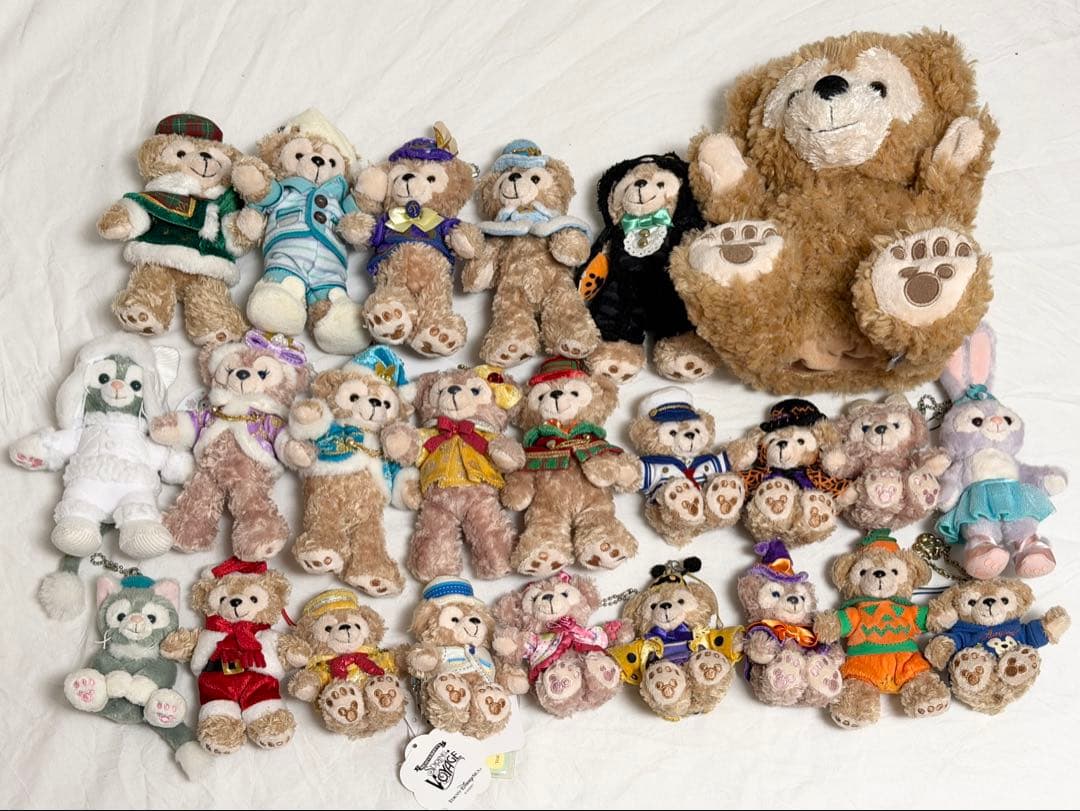 ダッフィー シェリーメイ ぬいぐるみバッジ パペット 24点セット まとめ売り ダッフィー シェリーメイ ぬいぐるみバッジ セット バラ売り可 - メルカリ