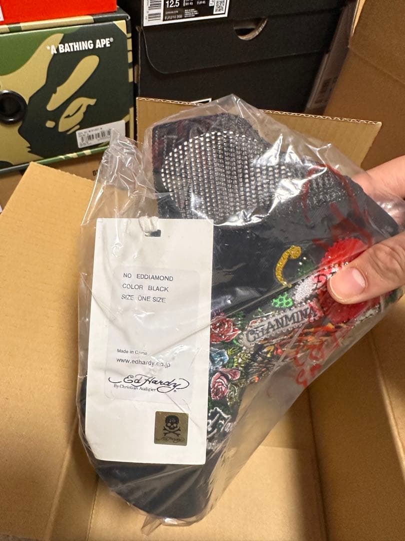 ちゃんみな CHANMINA EdHardy LIMITED キャップ 刺繍 - メルカリ