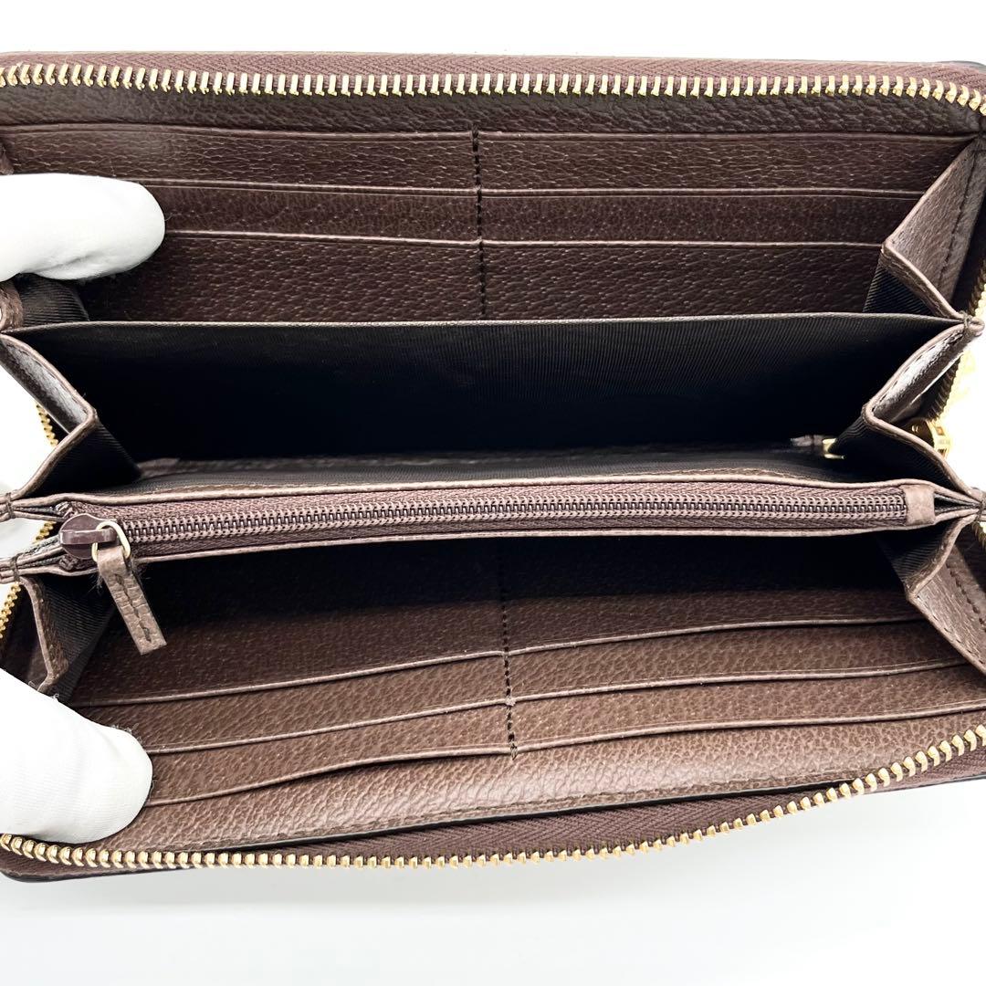 極美品】グッチ 長財布 オフィディア マーモント シェリーライン