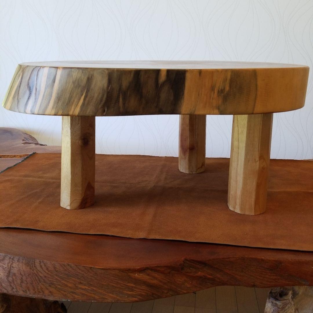 M*様 サイドテーブル《欅けやき》3本脚