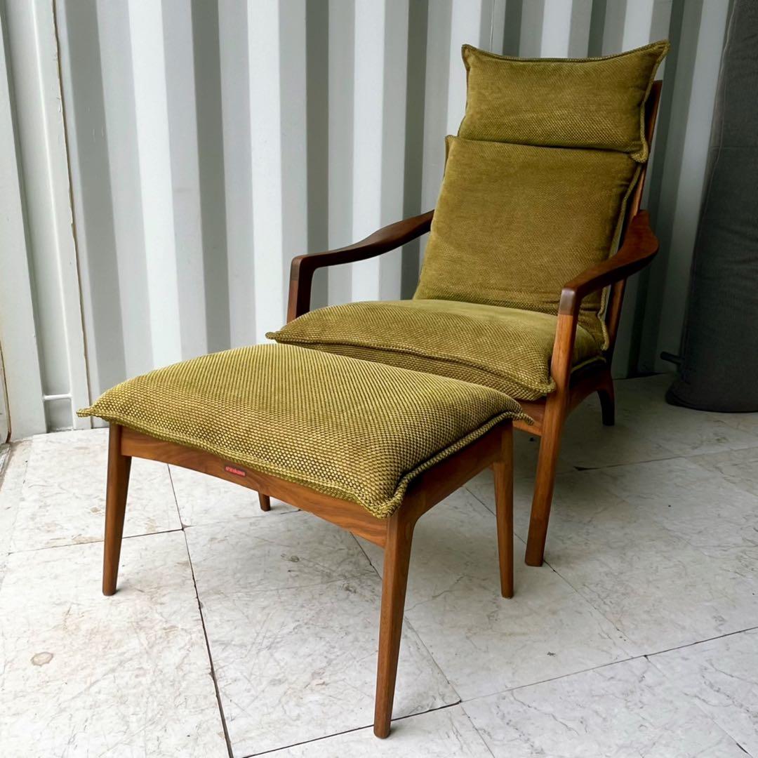 取付無料！飛騨の家具 シラカワ 凛 北欧風グリーンパーソナルチェア