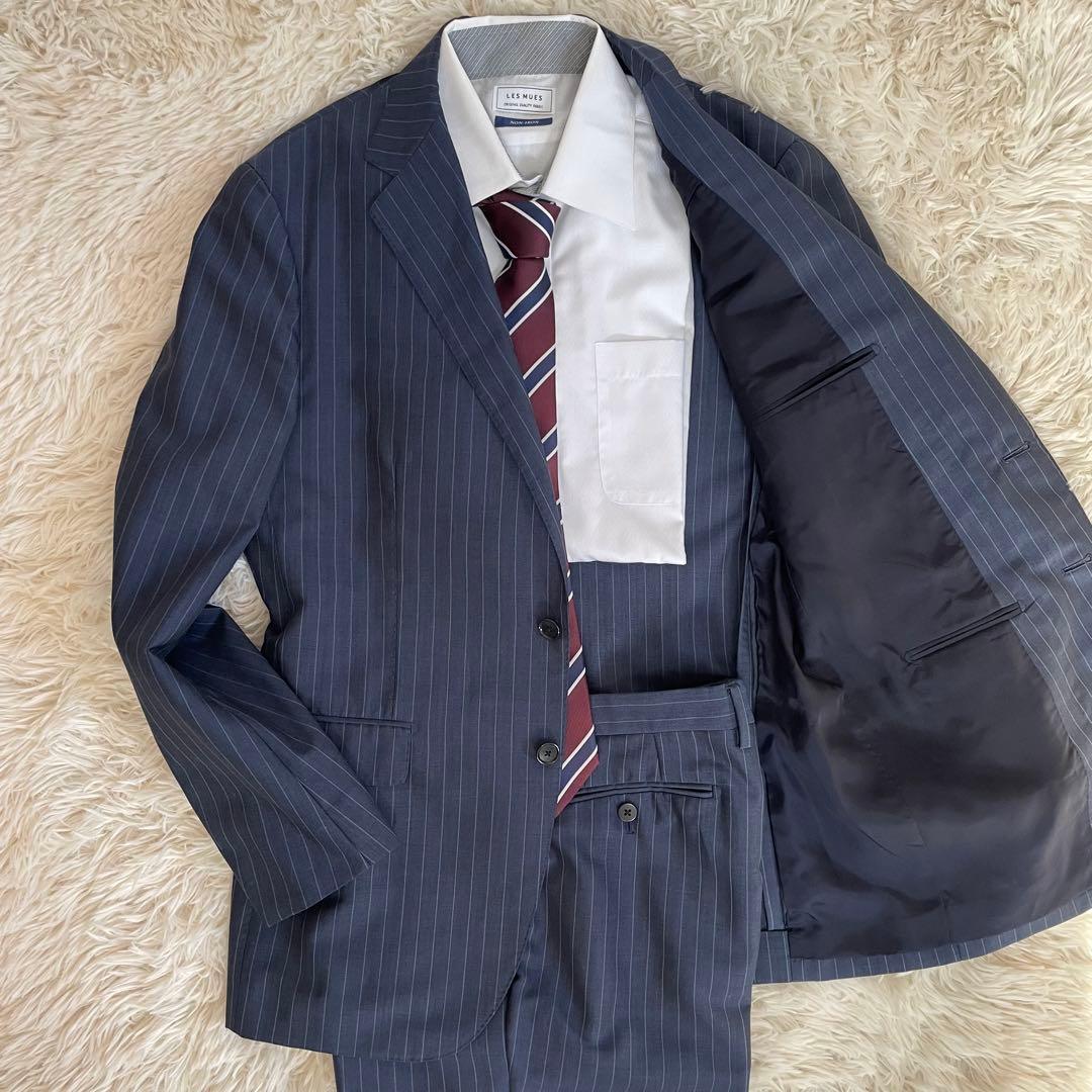 高級黒タグ/極美品】ユナイテッドアローズ スーツ シルク混