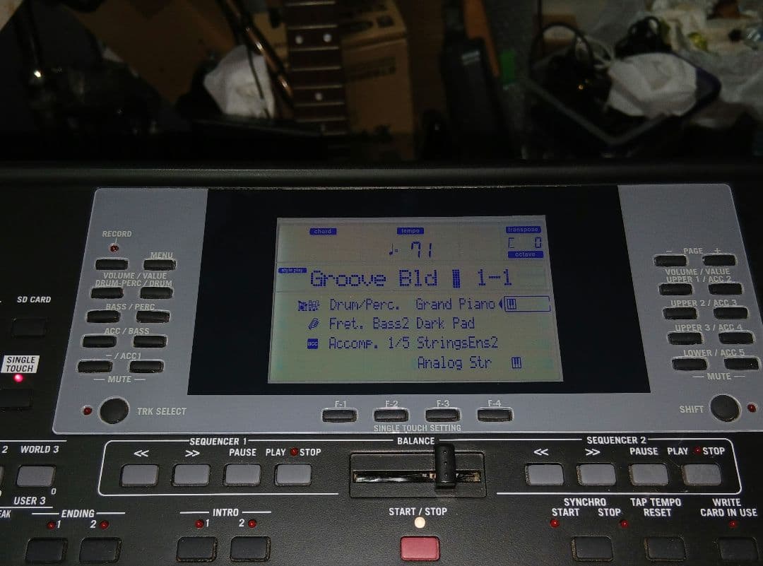 KORG microARRANGER 61鍵 シンセサイザー 電源・SW・ペタル