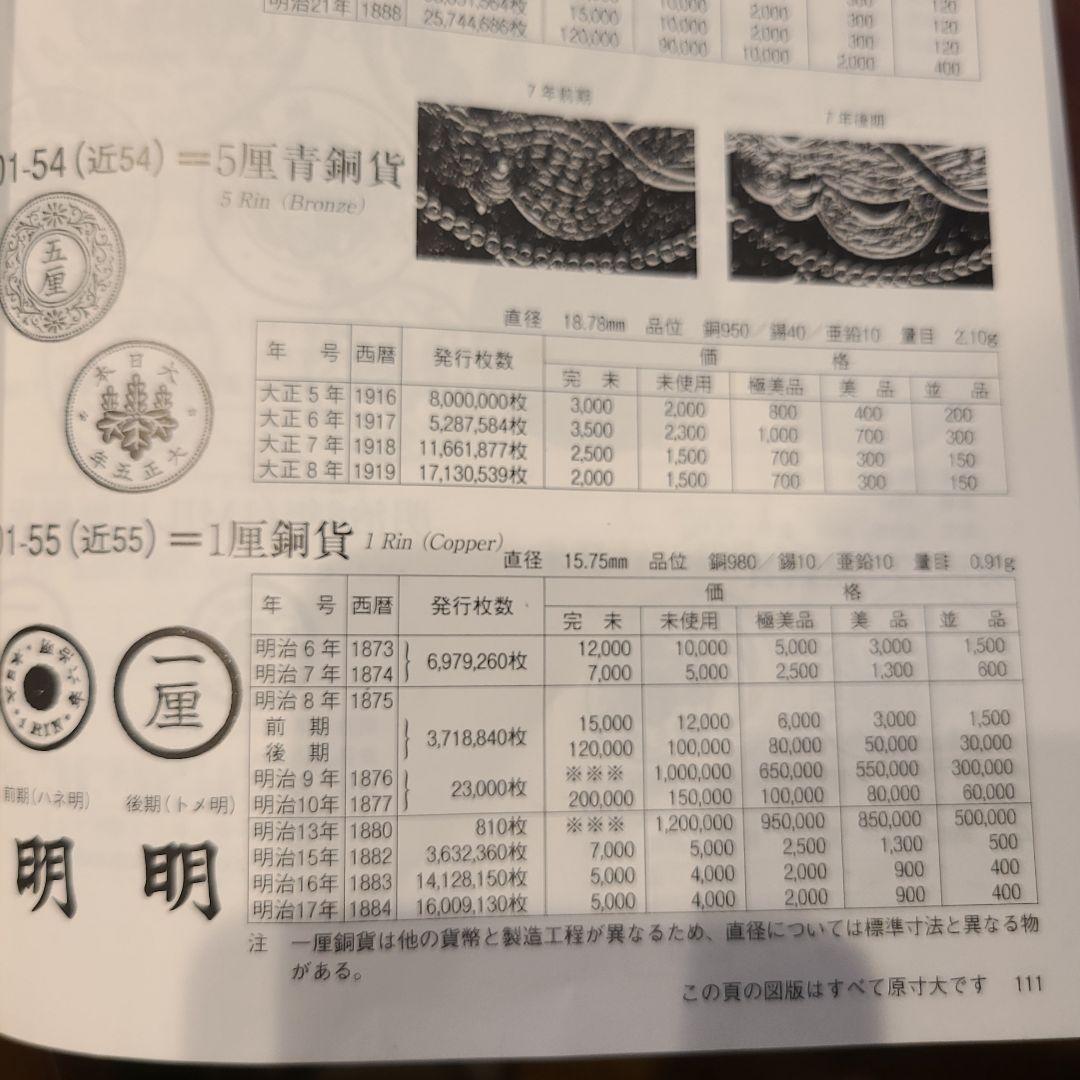 わ*た様 抜け無し　特年あり　近代年号別アルバム 　1銭　半銭　5厘　1厘