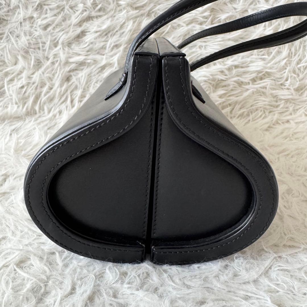 ロエベ】フォーマル ハンドバッグ 黒 シープスキン 冠婚葬祭 保存袋