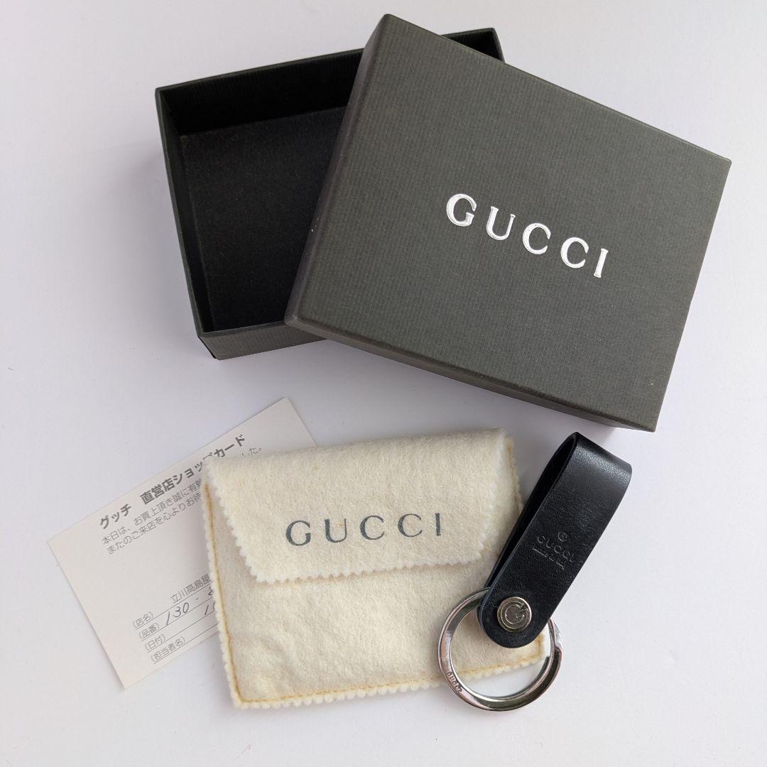 未使用 グッチ キーホルダー キーケース 黒 キーリング 付属品あり 楽天市場】グッチ GUCCI キーケース 6連 キーホルダー キーリング GG柄