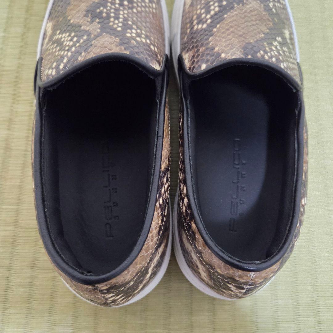 【未使用に近い】ペリーコサニー スリッポン パイソン サイズ35 22.5cm