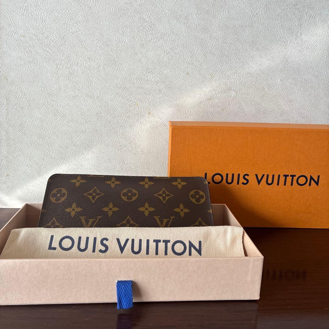 Louis Vuitton モノグラム　長財布　新品未使用品！ 明日着 限定カラー♪ モノグラム 長財布 ルイヴィトン ZIPPY (Louis