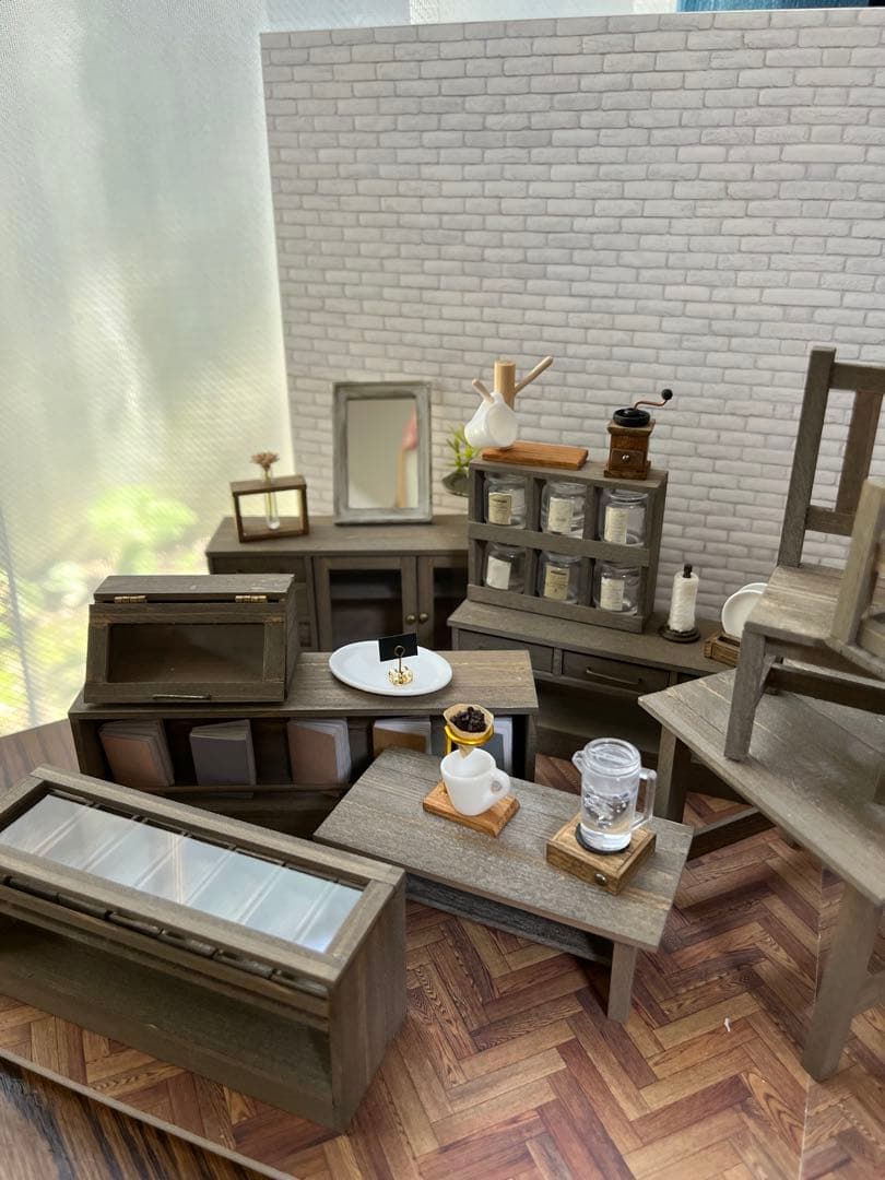 ✳︎no.397 ドールハウス用木製家具セット✳︎ シルバニア ミニチュア