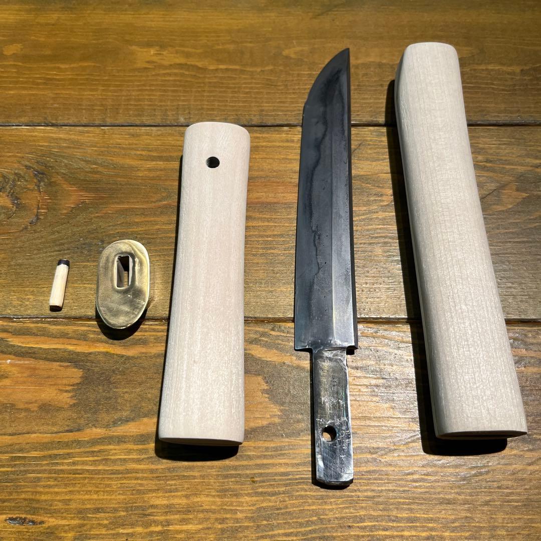 日本刀残欠クラフトナイフNo.6武蔵守国次 江戸時代 - メルカリ