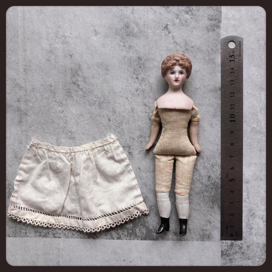 アンティーク 淑女のビスクドール パリアンドール ドールハウス