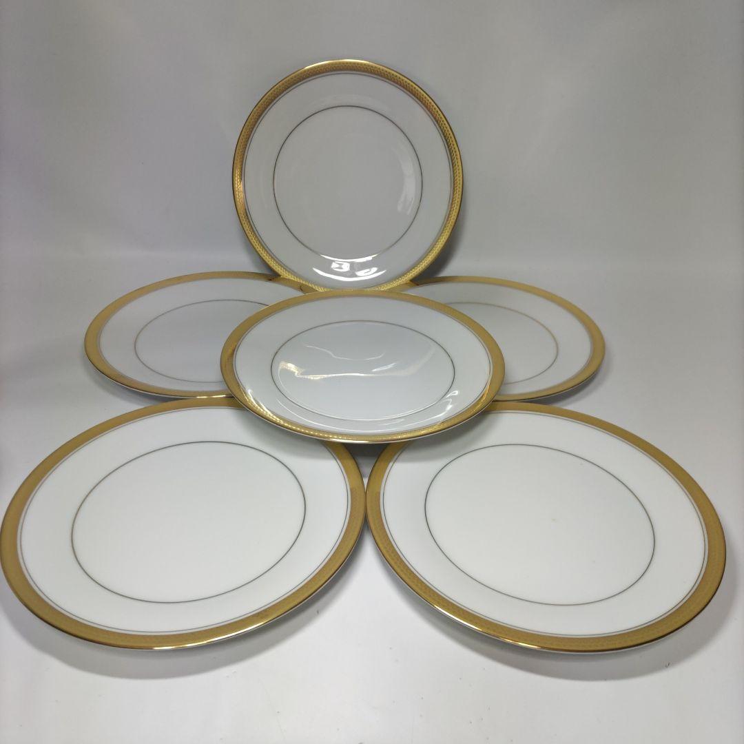 未使用品 ノリタケ BALMORAL バルモラル 金彩プレート6枚 21cm - メルカリ