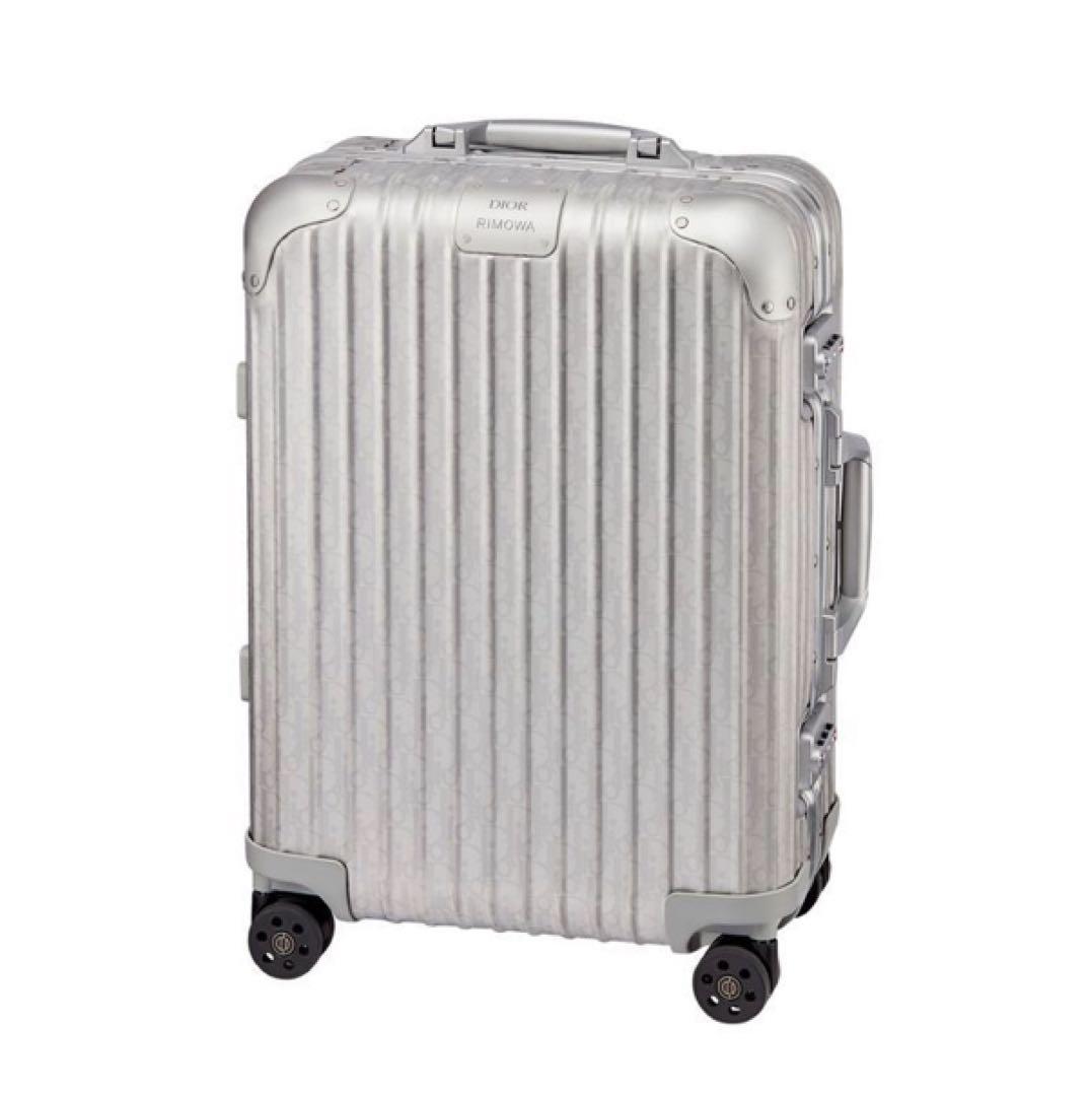 あやめ様 DIOR AND RIMOWA キャリー オン スーツケース シルバー Christian Dior（クリスチャン・ディオール） Dior ディオール
