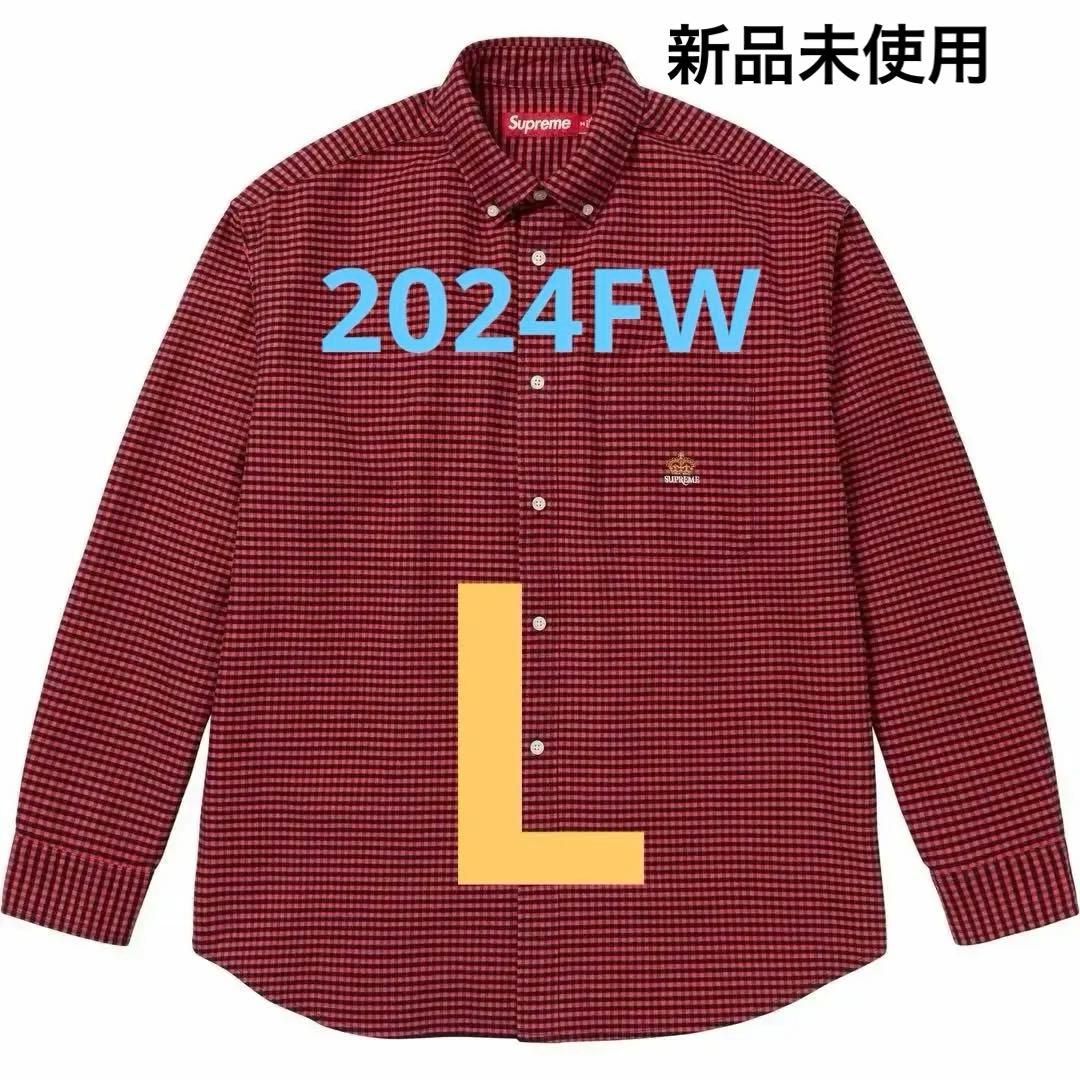 Supreme Loose Fit Flannel Oxford Shirt L - メルカリ