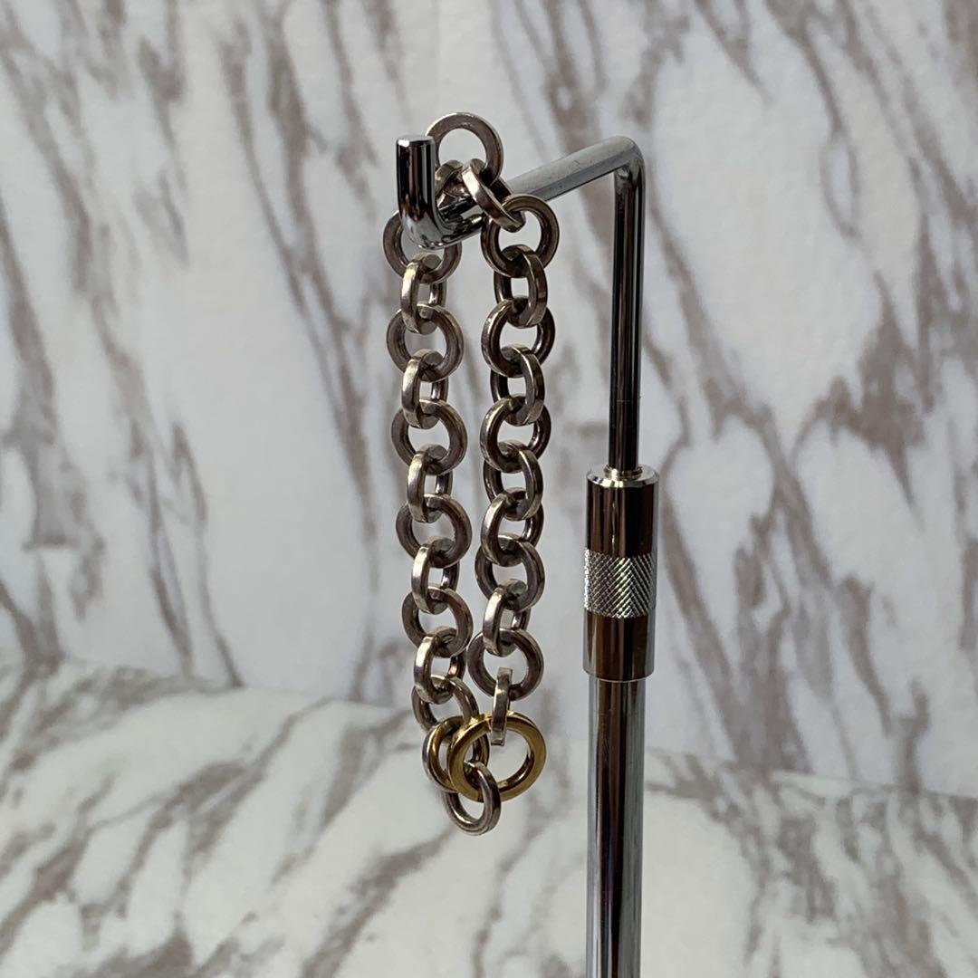 2001年製 ティファニー サークルリンクブレスレット k18 シルバー925