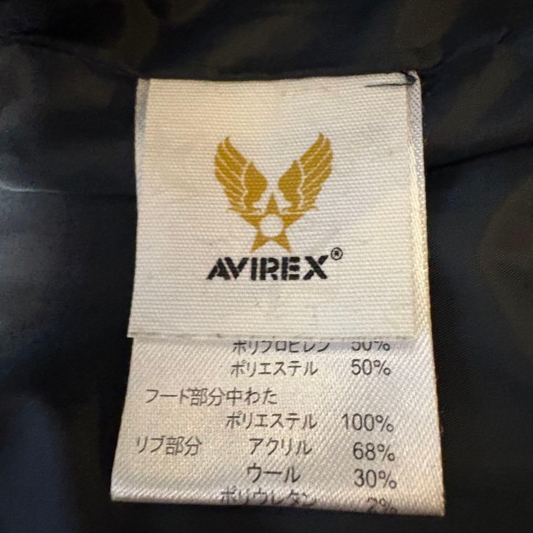 AVIREX アヴィレックス ダウンジャケット 中綿 アーチロゴ 刺繍