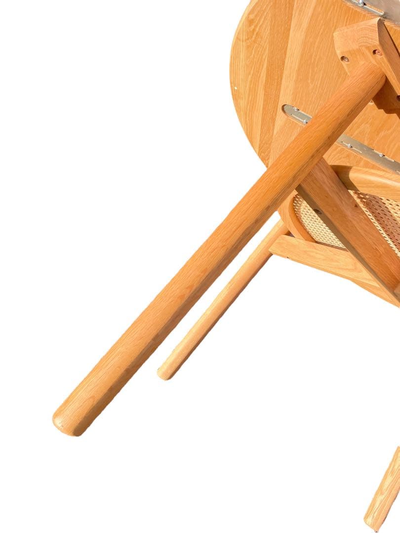 HR575 【美品】ウニコ SOLK ソルク ラウンドダイニングテーブル - メルカリ