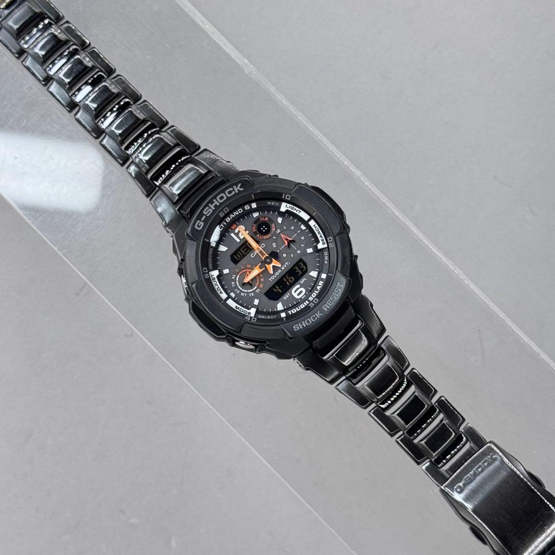 美品 G-SHOCK GW-3500BD 電波ソーラー メタルバンド ブラック - メルカリ