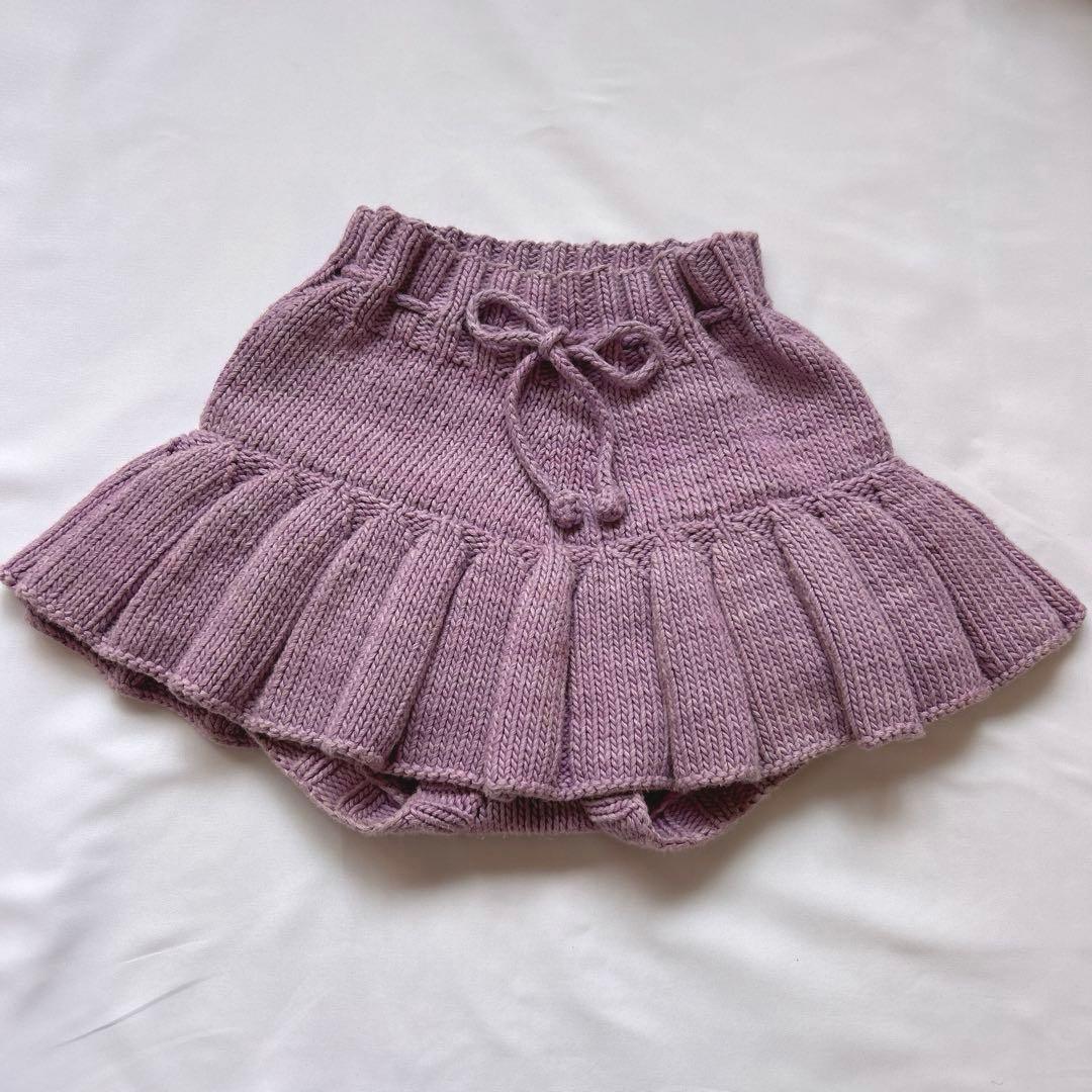 misha&puff skating pond skirt スケポン　4-5y Misha & Puff Cable Skating Pond Kid's Skirt Iris Confetti | BIEN BIEN