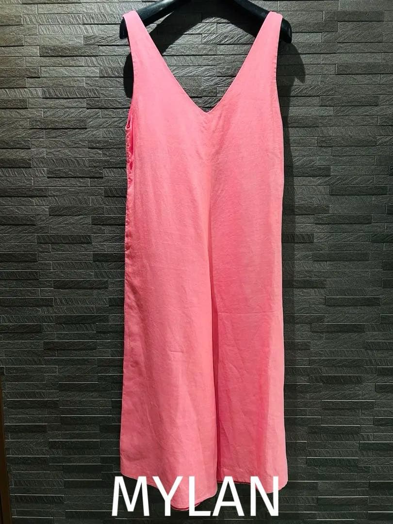 マイラン　リネン　コンビネゾン　ピンク マイラン リネン コンビネゾン ピンク