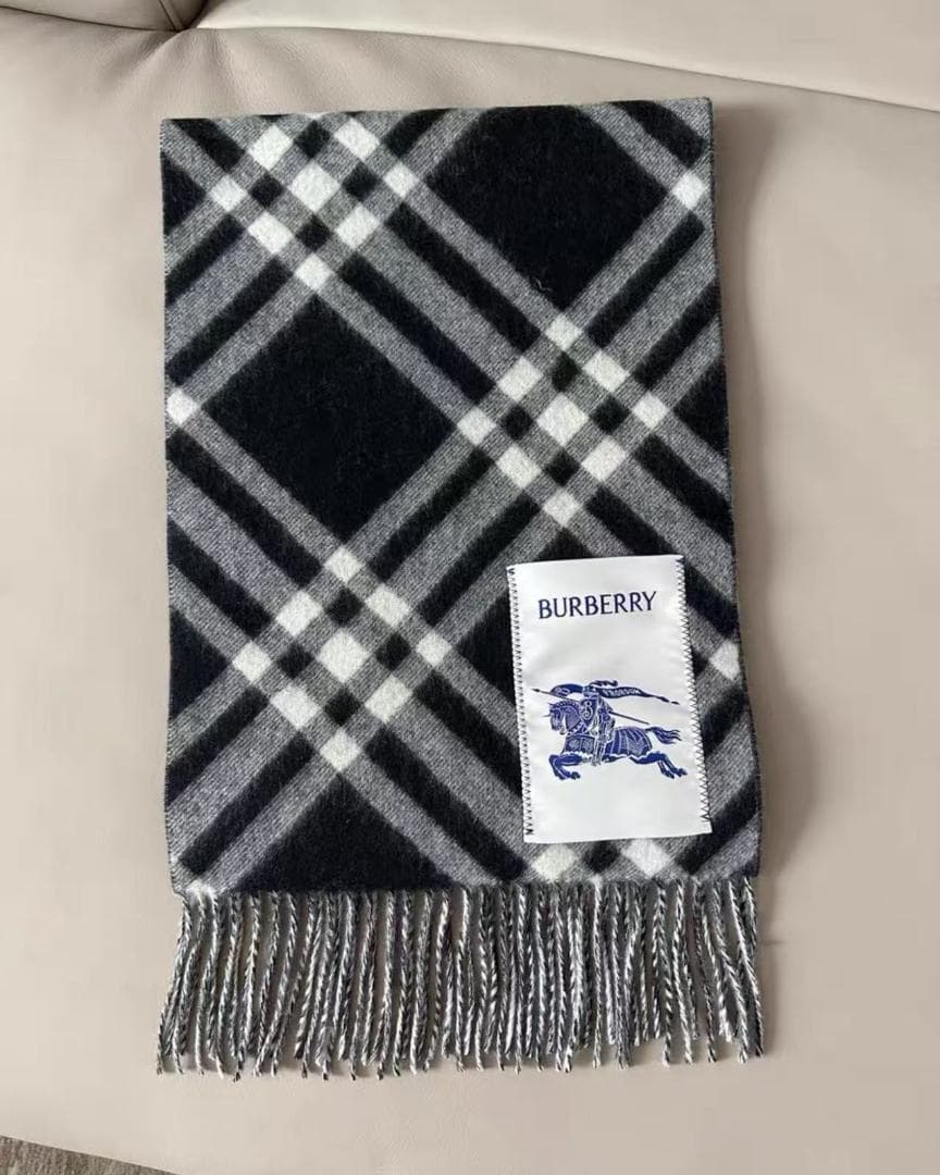 チェック柄 マフラー30*168cm estaa 【WEB限定 洗える】ボリュームマフラー 30×220cm クラシック