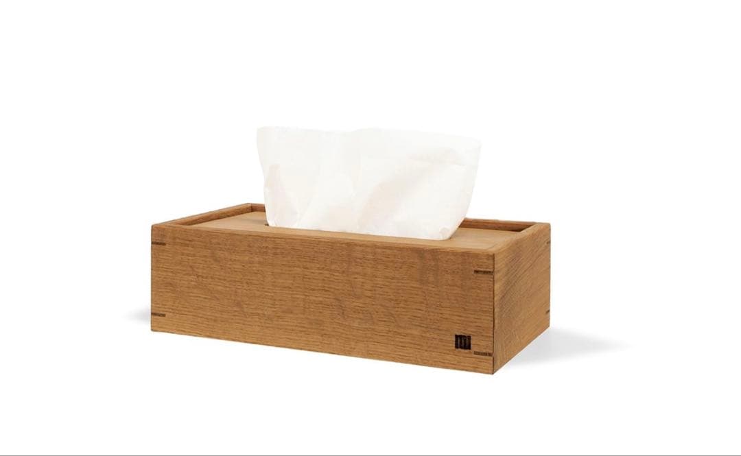 リュウグウ　マスターウォール　木製ティッシュボックス ナチュラルウッド MASTERWAL TISSUE BOX COVER HALF(LOW レッドオーク)の通販 / マスター