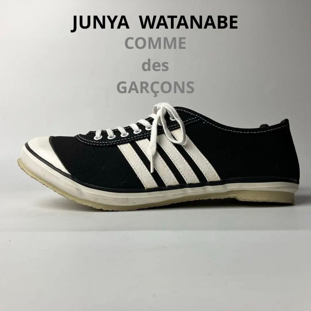未使用】ジュンヤワタナベ コムデギャルソン 変形スニーカー L 希少黒