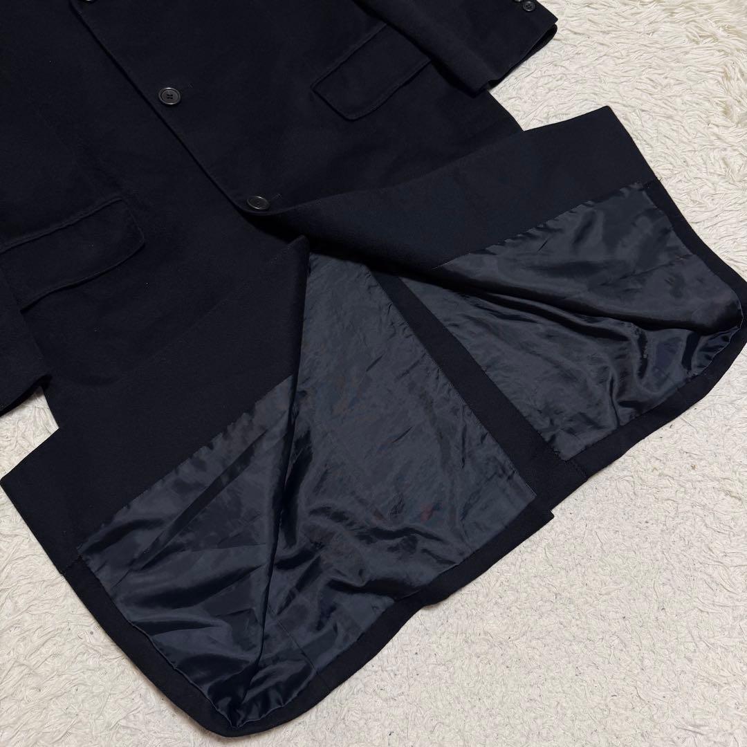 最高級極美品XLサイズ相当 カシミヤ100% チェスターコート マキシ丈