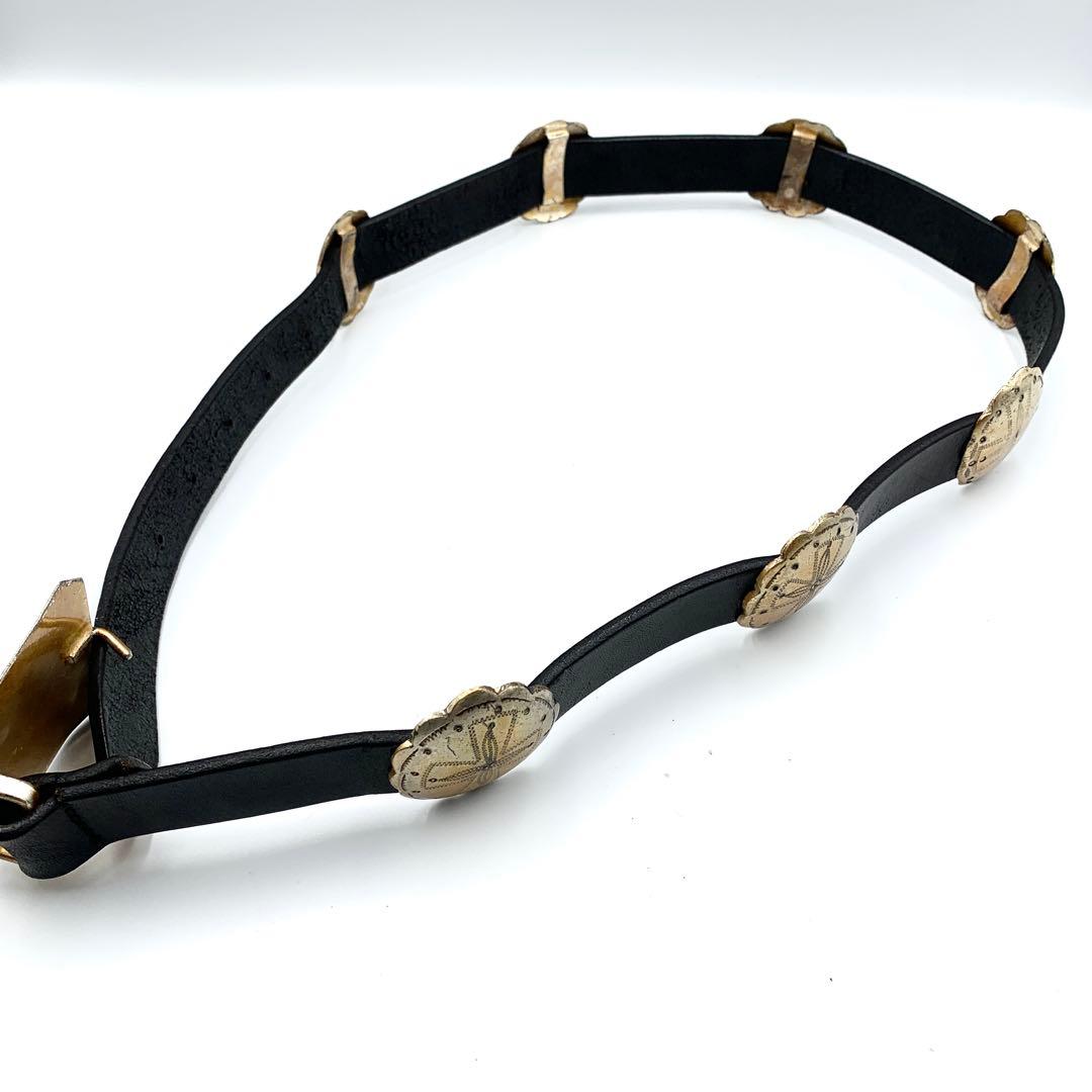 極希少 廃盤品】ラルフローレン コンチョベルト ウエスタン ナバホ族