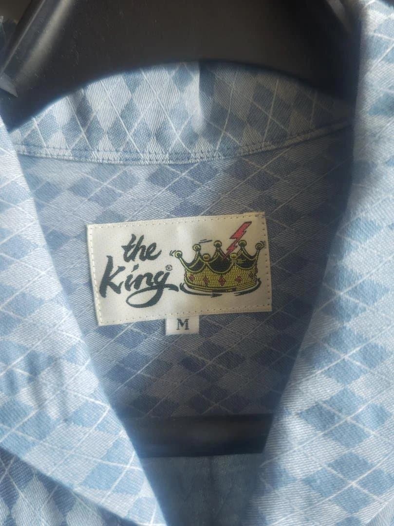 ロカビリー the King ダイヤモンドパターンシャツ M - メルカリ