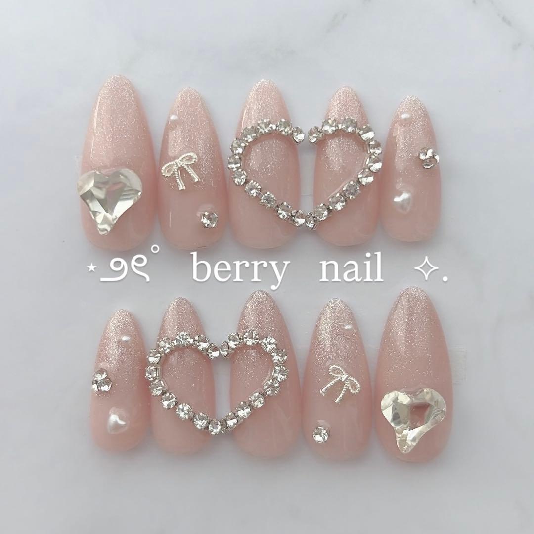 ちゅるん ネイルチップ 韓国 ワンホン フレンチガーリー 量産型 推し